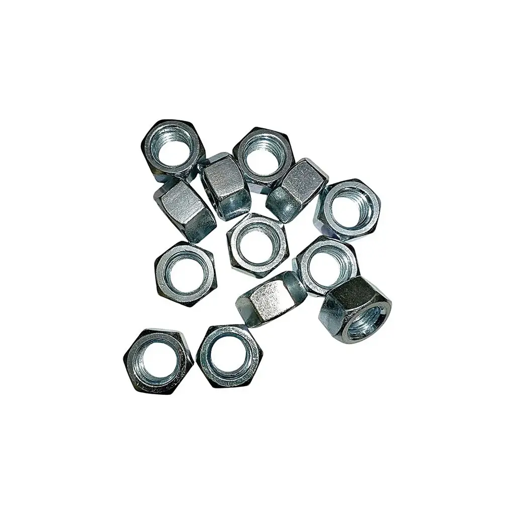 TUERCA 1/2" HEXAGONAL GRADO 2 GALVANIZADA