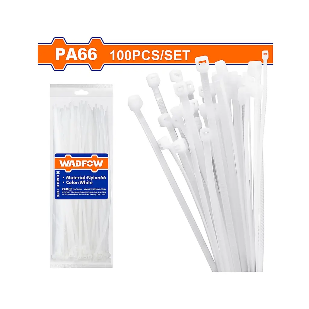 AMARRA PLASTICA BLANCA 04" 2.5X100 WADFOW