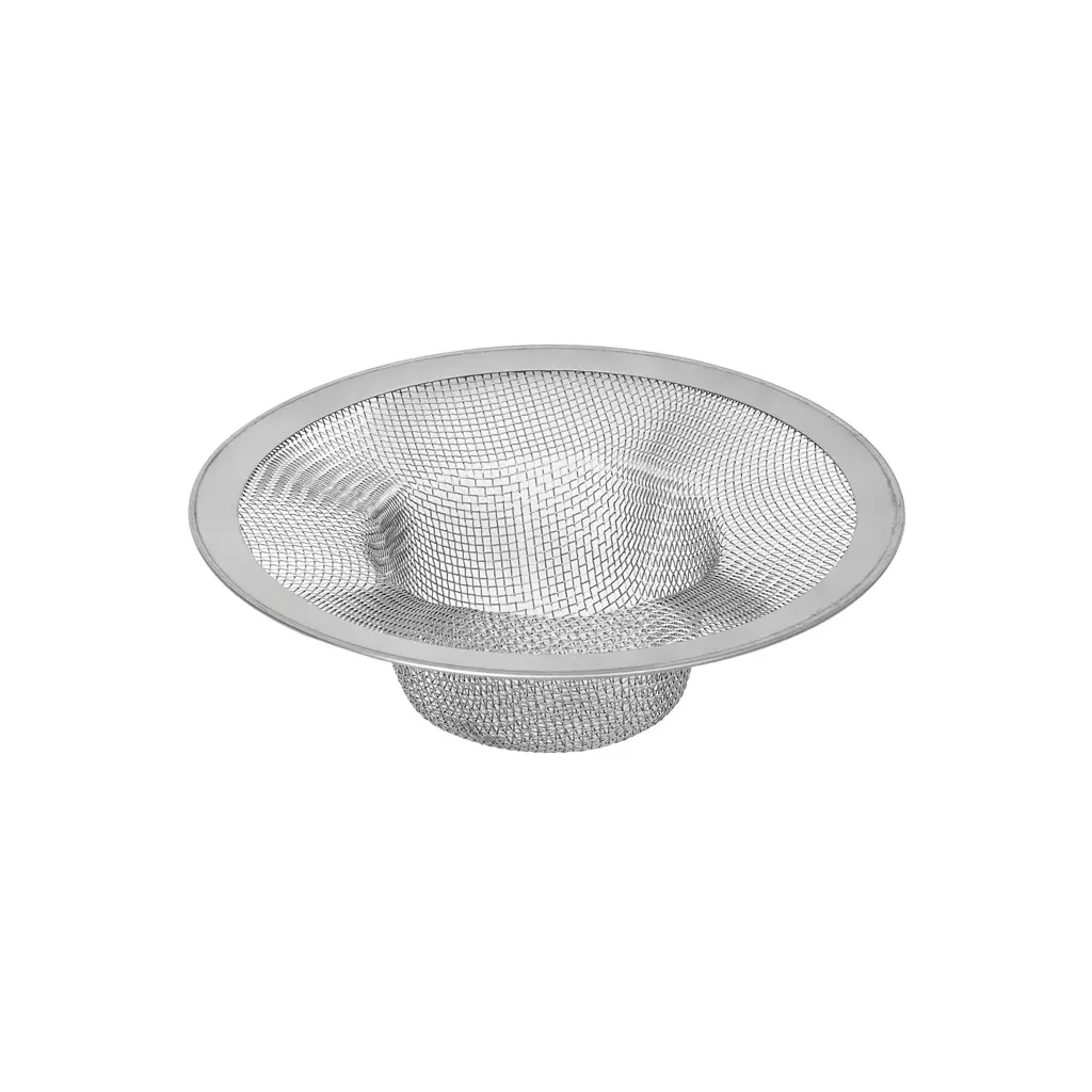 Coladera de malla de acero inoxidable para fregadero marca Foset 1