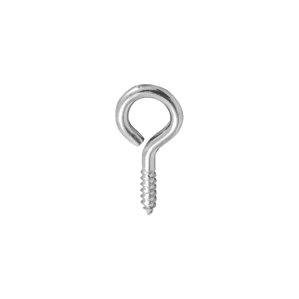 Paquete de ocho ganchos de ojo cerrado marca Fiero fabricados en acero galvanizado para colgar objetos 2
