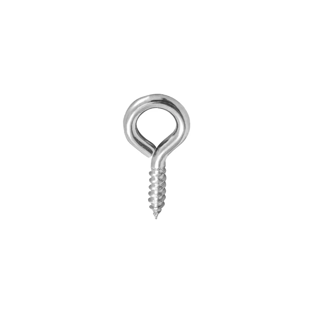 Paquete de 10 ganchos de ojo cerrado Fiero fabricados en acero galvanizado para colgar objetos 2