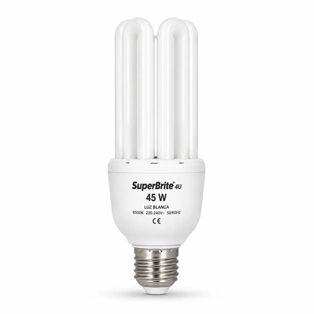 BOMBILLO 4U 45W BLANCO SUPERBRITE (UNIDAD)