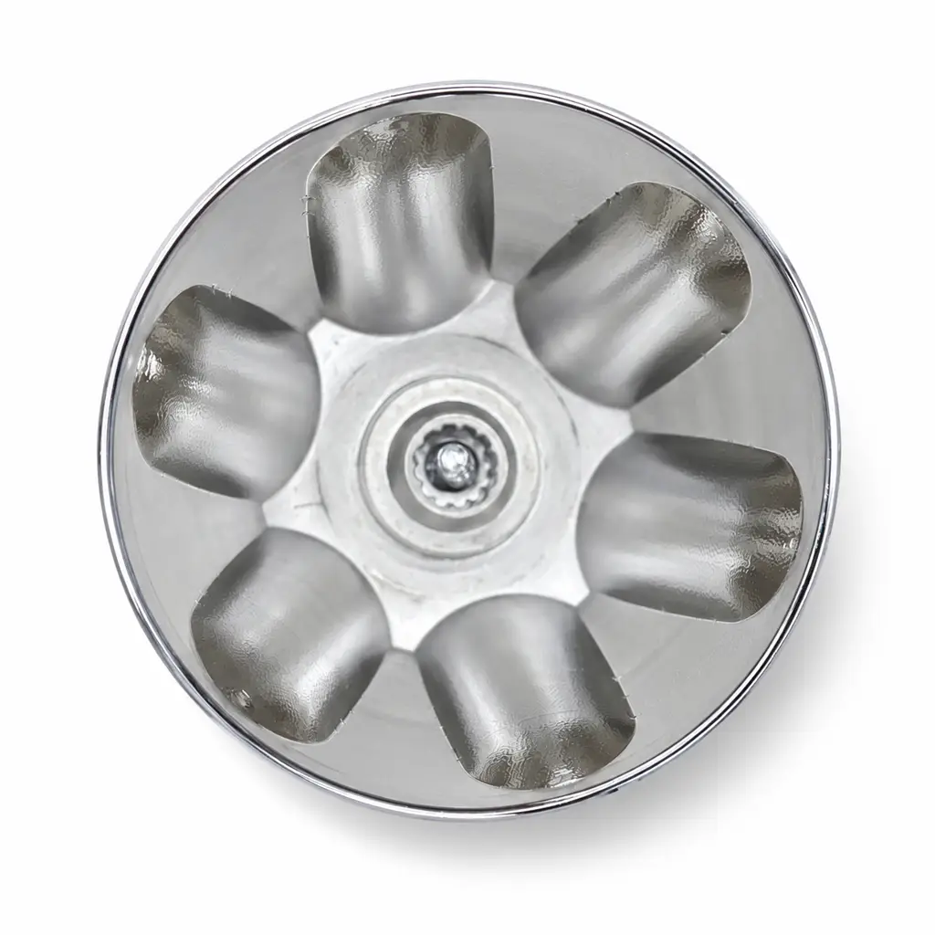 Manilla cromada Fermetal para llave de regadera o ducha de baño 2