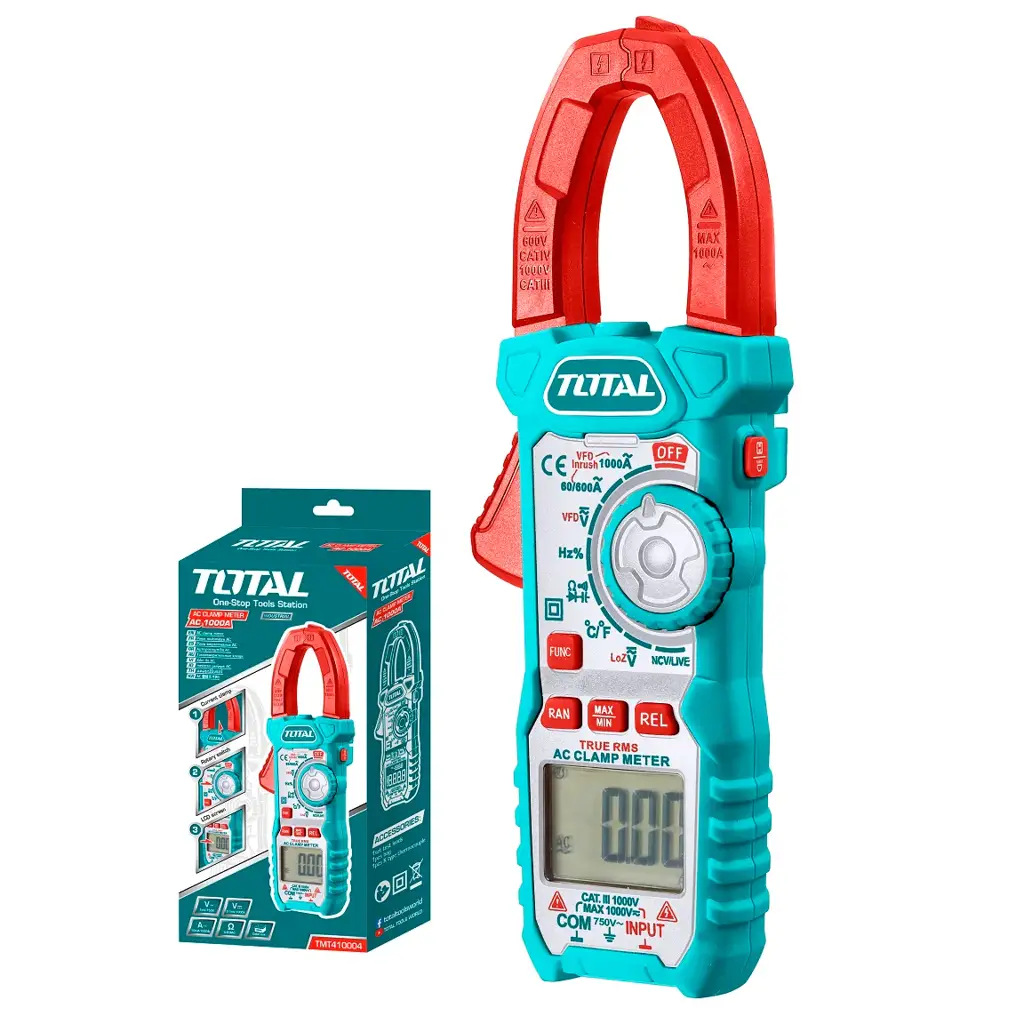 TESTER MULTIMETRO DIGITAL TIPO GANCHO TOTAL — vista 2